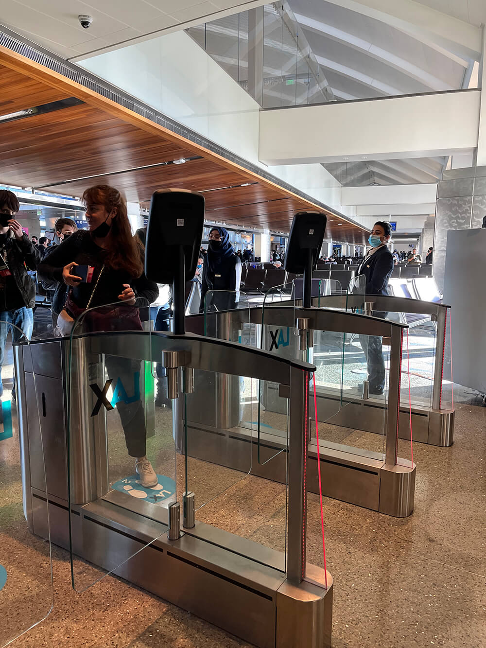 Biometric screening prior to boarding